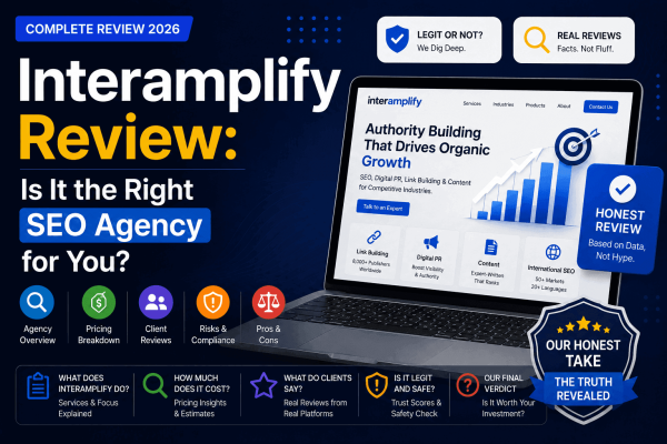Interamplify Review 2026: SEO agency services, pricing, reviews and risks