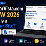 GrammarVista.com Review 2026 showing its grammar checker, writing tools, and honest review verdict