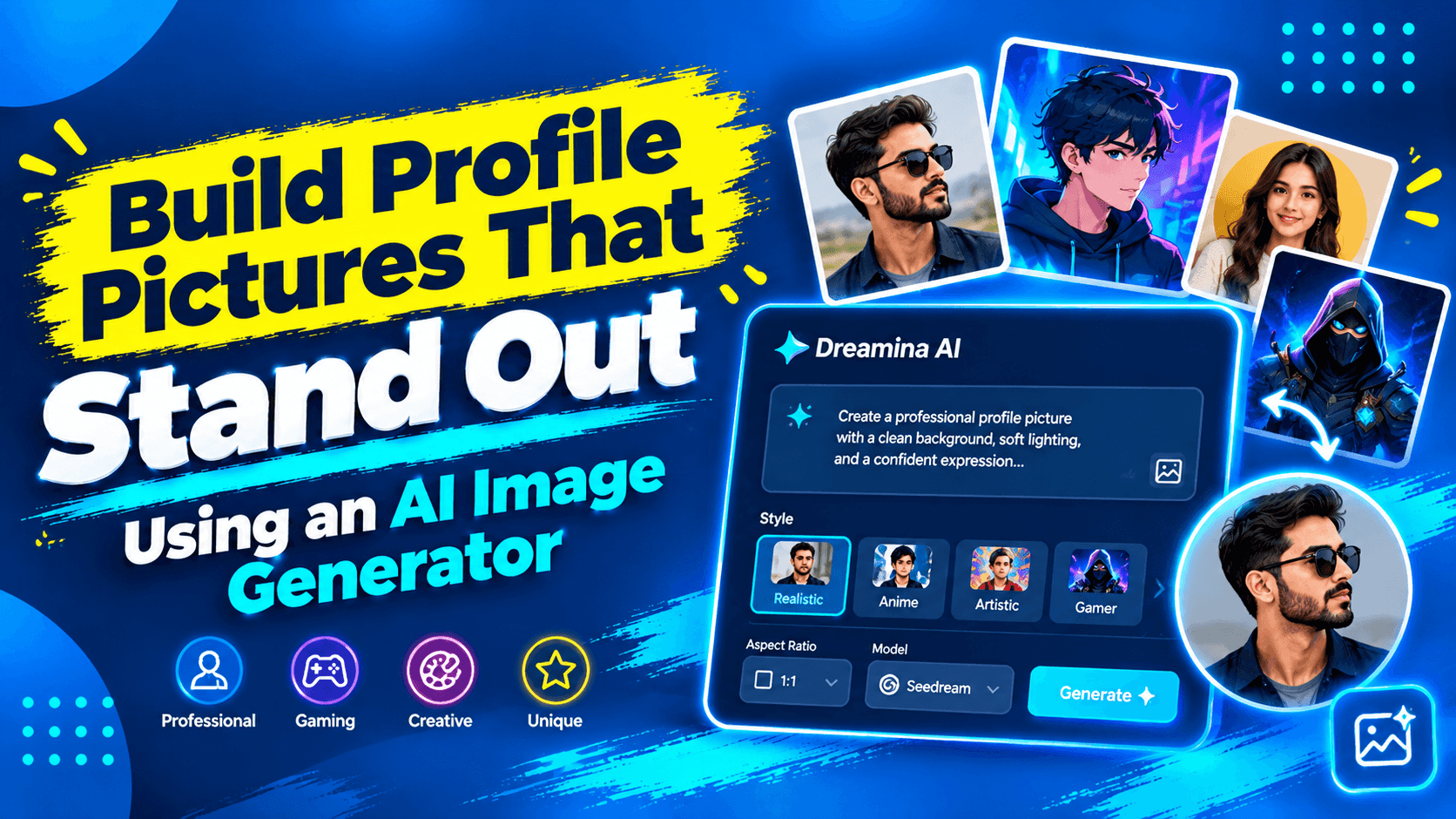 AI Profile Pictures That Stand Out
